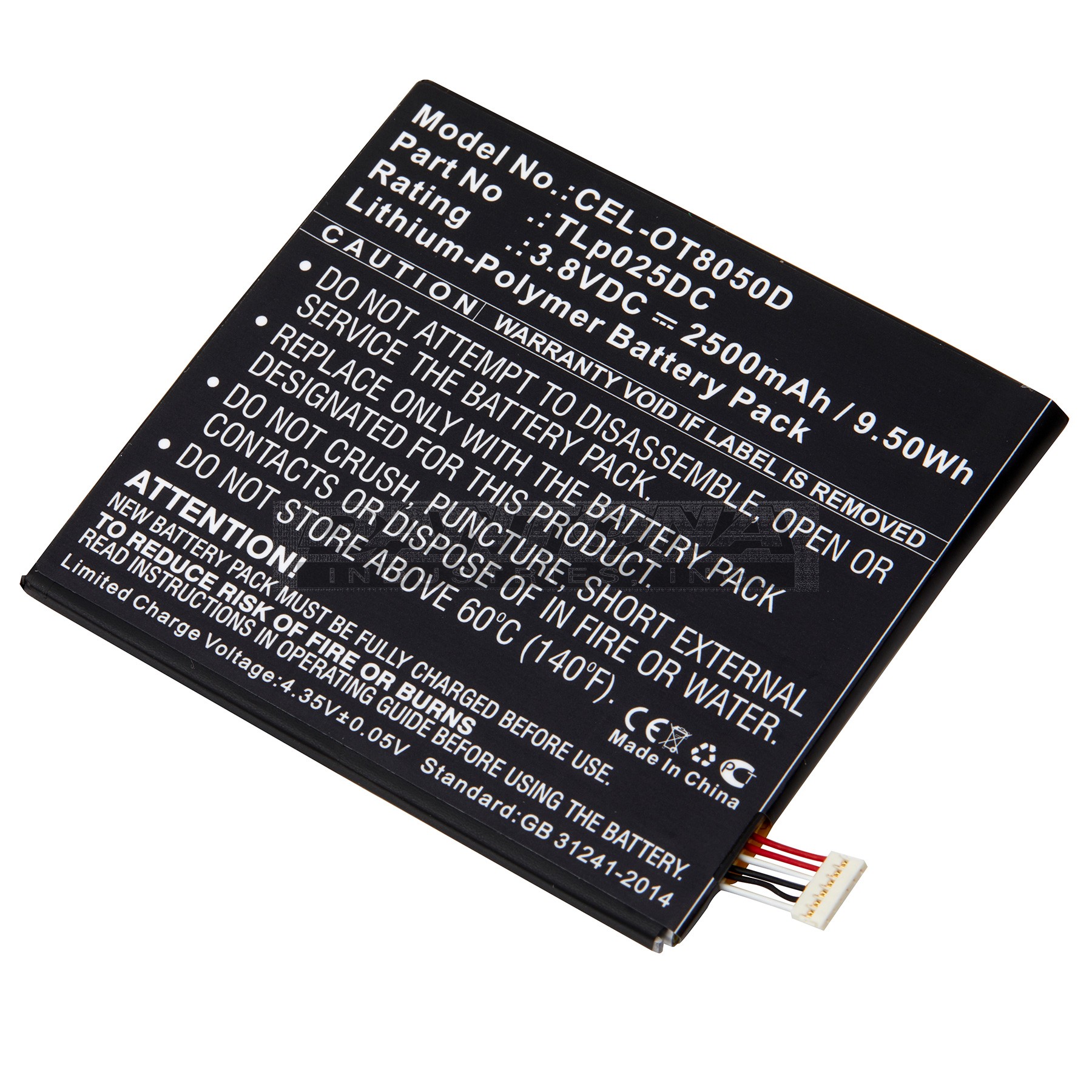 CEL-OT8050D - Dantona Batteries
