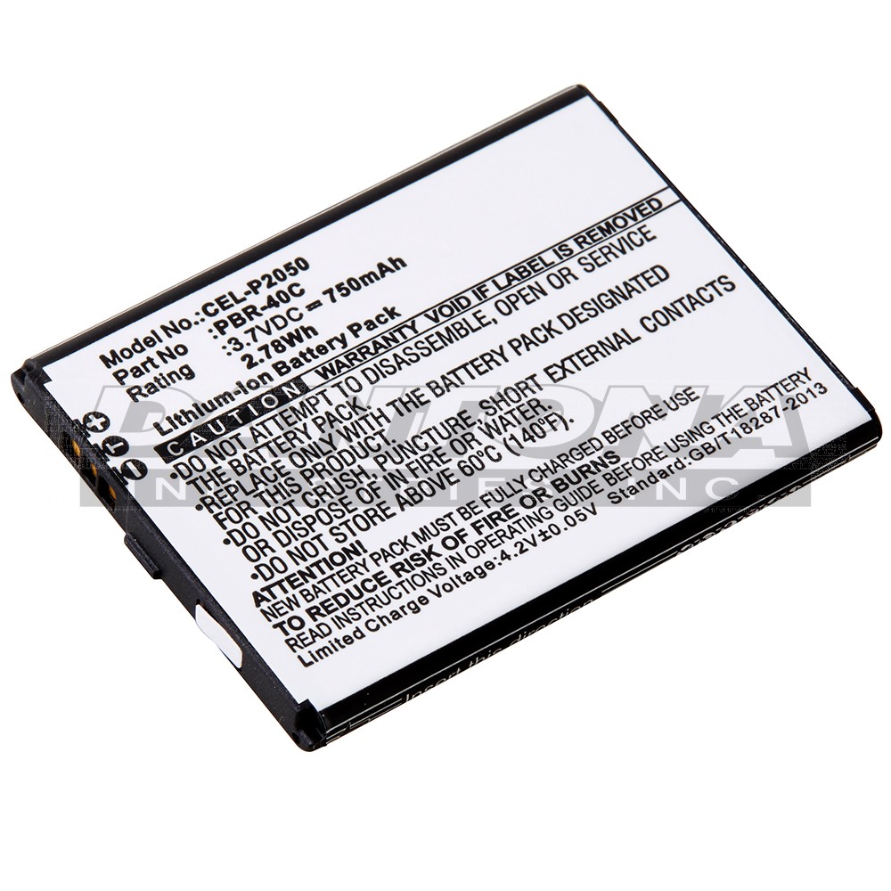 Pantech Breeze 4 Breeze IV Replacement Battery 3.7V 750mAh