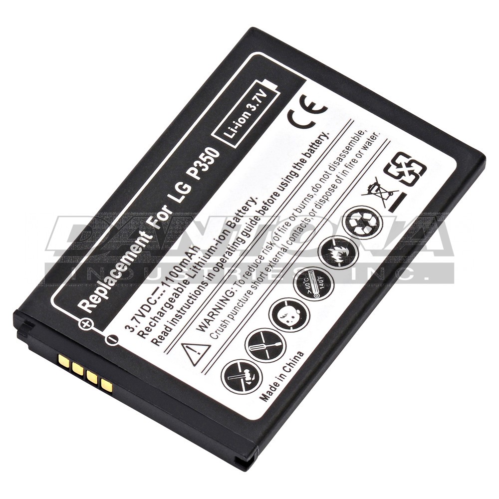 LG BL-42FN C550 Optimus ME Replacement Battery 3.7V 1200mAh