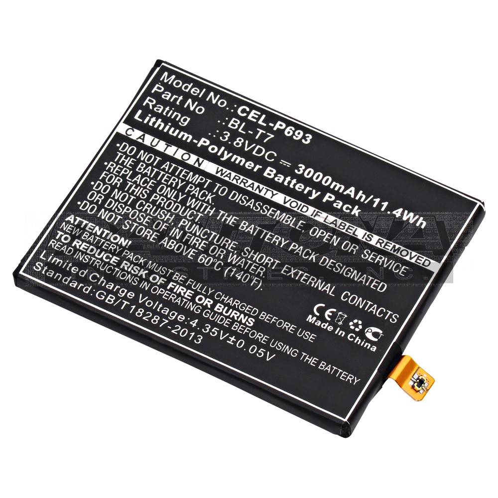 LG BL-T7 D800 D801 D802 Replacement Battery 3.8V 3000mAh