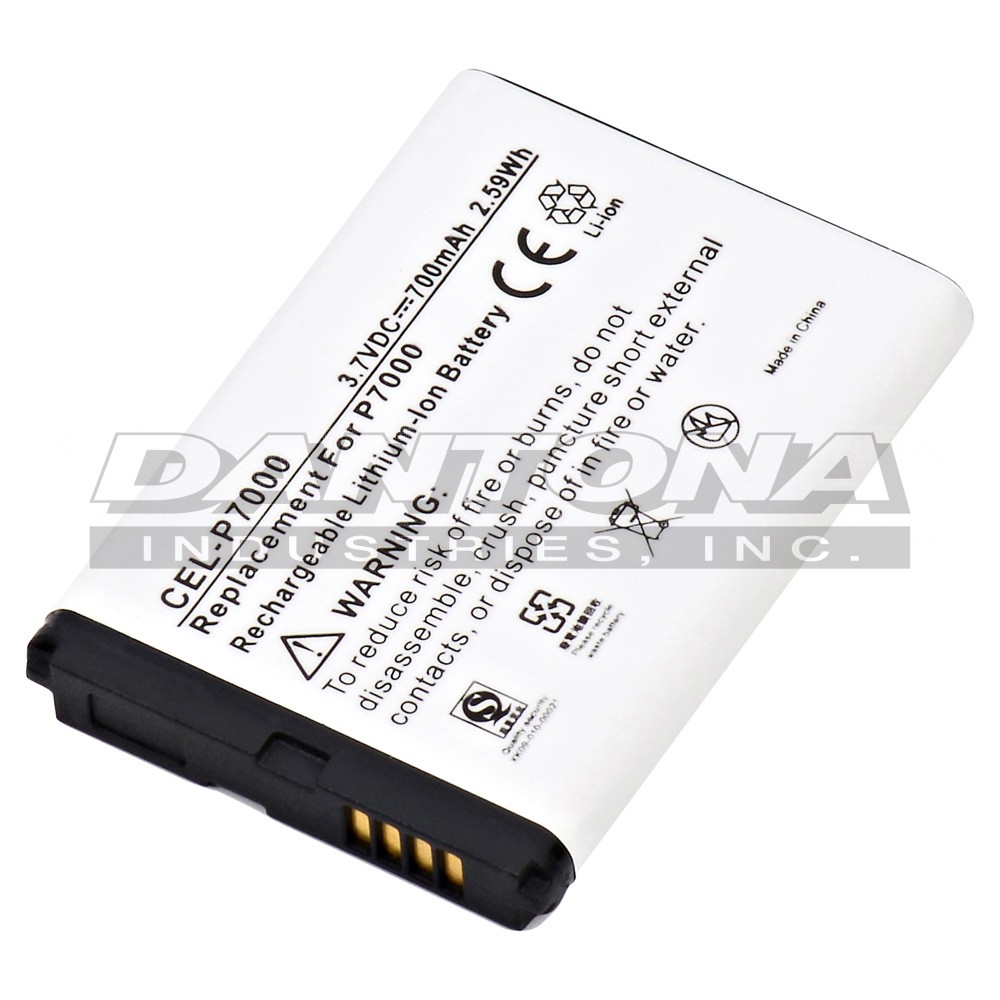 Pantech 5HTB0073B0A Cell Phone Replacement Battery 700mAh