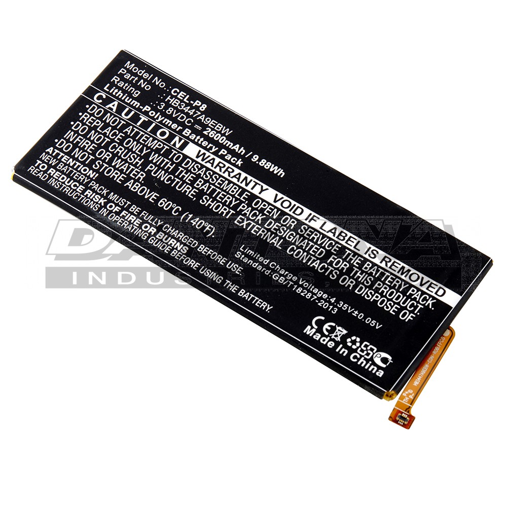 DANTONA INDUSTRIES NP8P BT Huawei Ascend P8 Replacement Battery