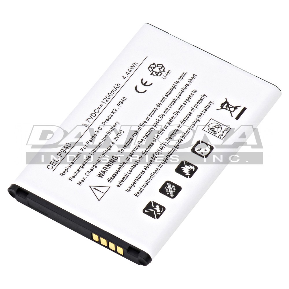 LG BL-44JR KU5400 Cell Phone Replacement Battery 1200mAh