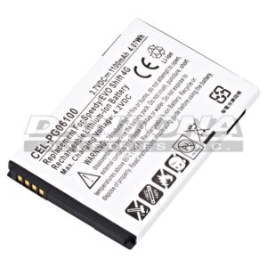 HTC 35H00146-00M BASI17HTSHF Evo Shift 4G Replacement Battery 3.7V 1100mAh