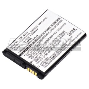 Motorola BN60 BN70 Hint QA30 Replacement Battery 3.7V 930mAh