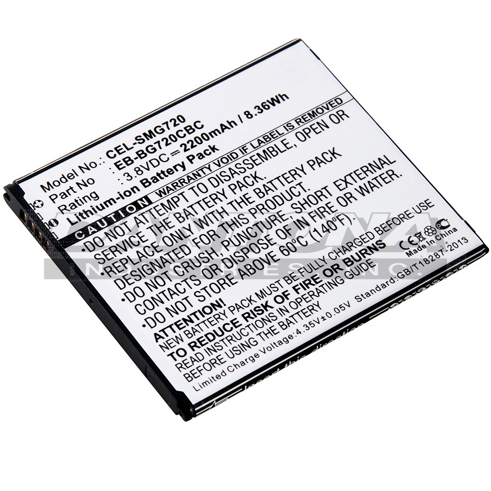Samsung EB-BG720CBC Replacement Battery 3.8V 2200mAh