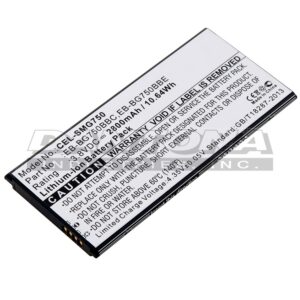 Samsung EB-BG750 Cell Phone Replacement Battery 3.8V 2800mAh