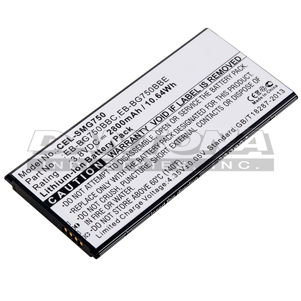 Samsung EB-BG750 Cell Phone Replacement Battery 3.8V 2800mAh