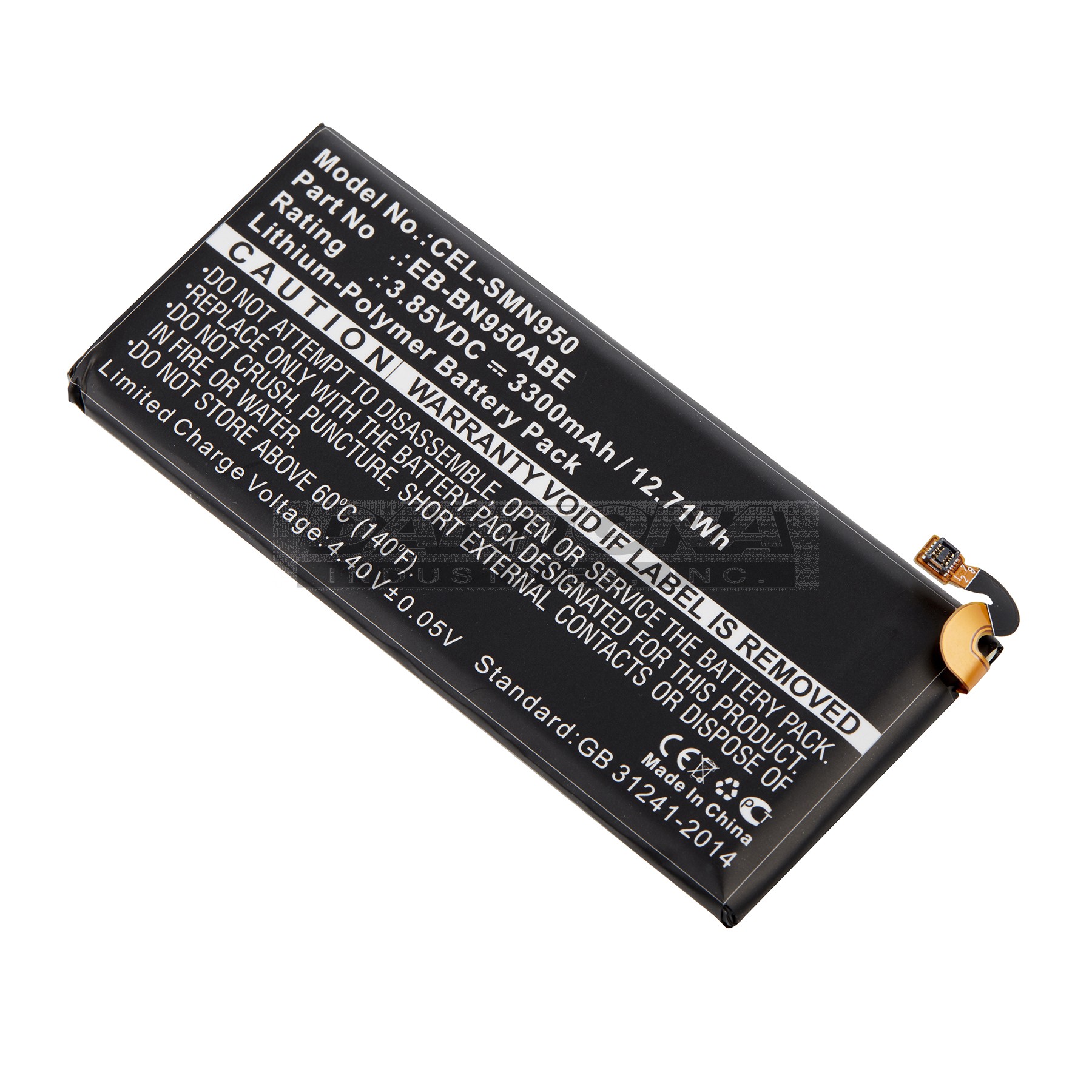 SMN950 Samsung EB-BN950ABE Replacement Battery 3.85V 3300mAh
