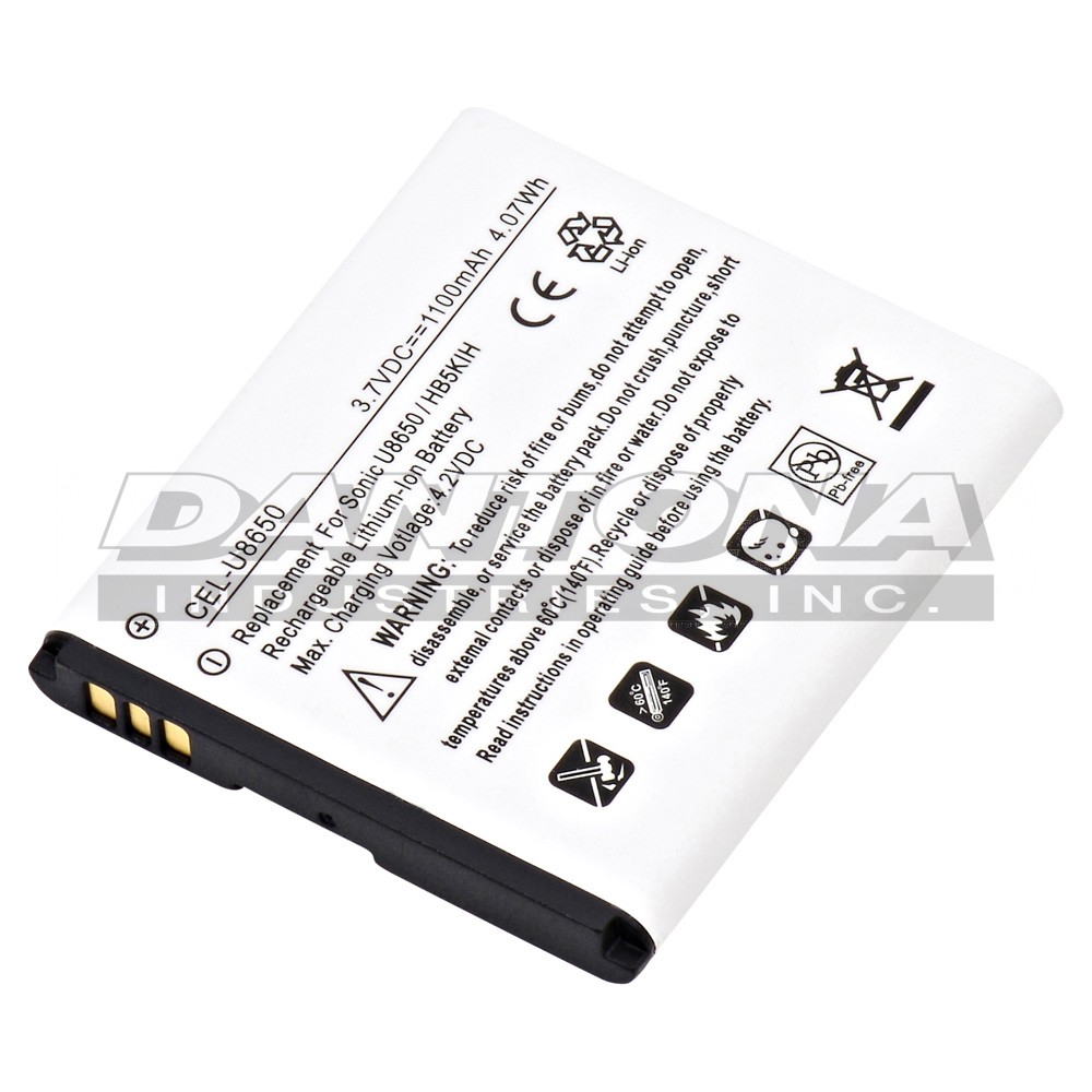 DANTONA INDUSTRIES IFR18650 AT&T 17-7583 Ascend 2 Replacement Battery