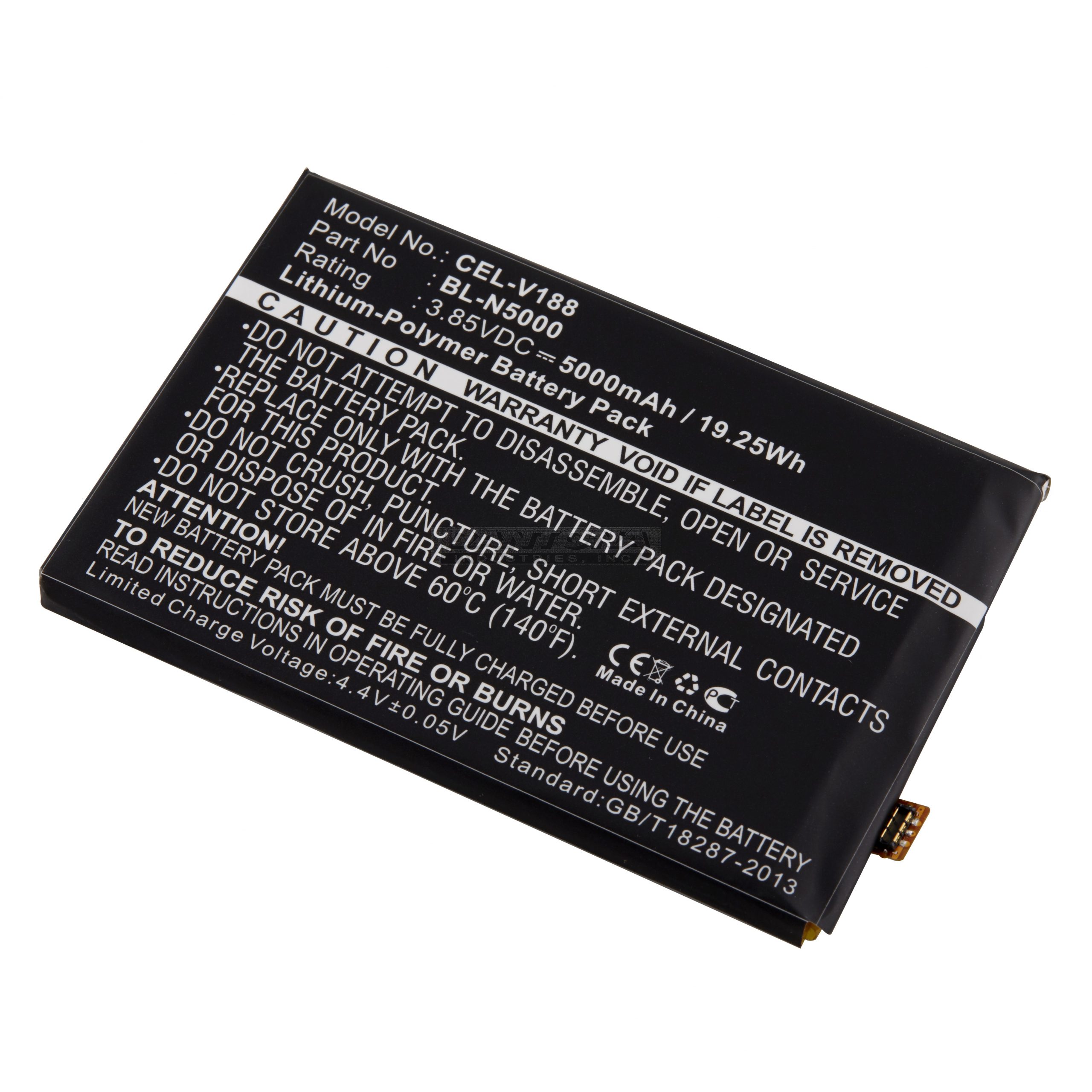 BLU BL-N5000 D810U S0090UU Replacement Battery 3.8V 5000mAh