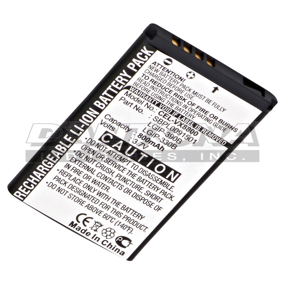 LG LGIP-330B Venus Cell Phone Replacement Battery 600mAh