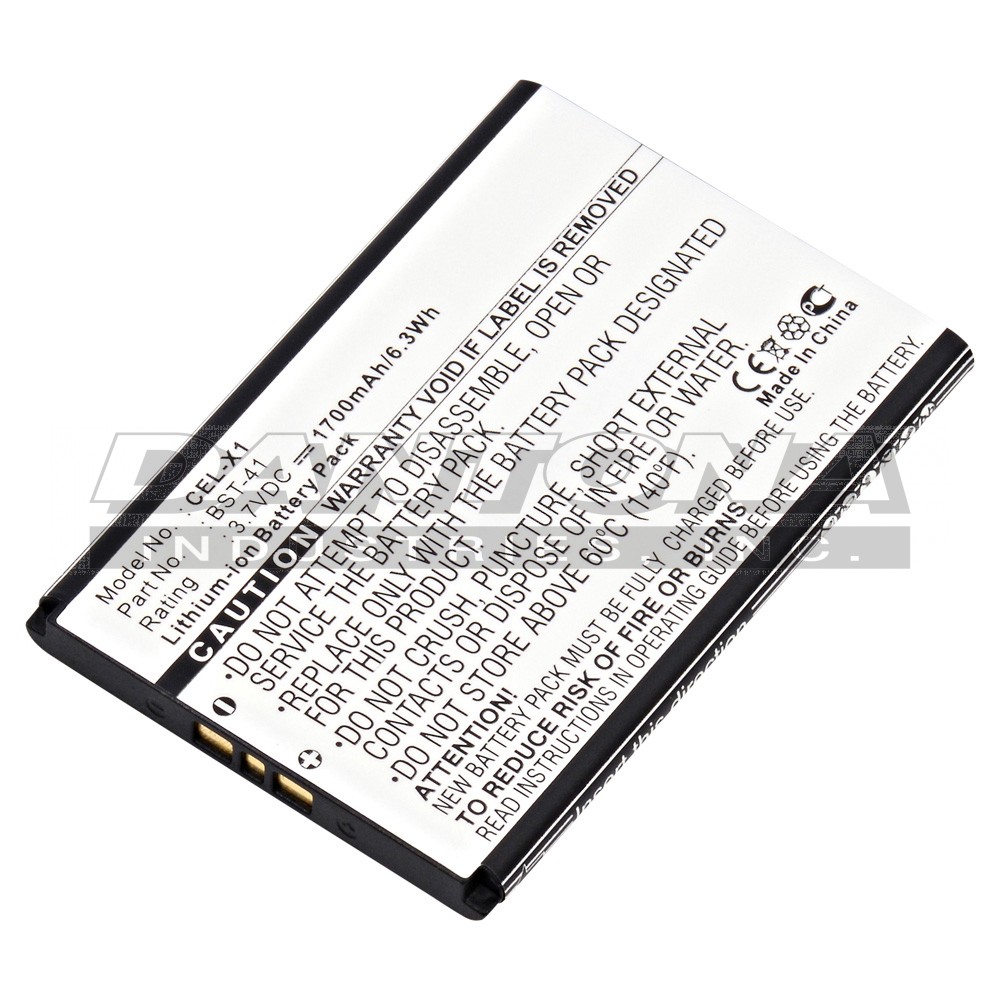 Sony Ericsson BST-41 R800A Replacement Battery 3.7V 1700mAh