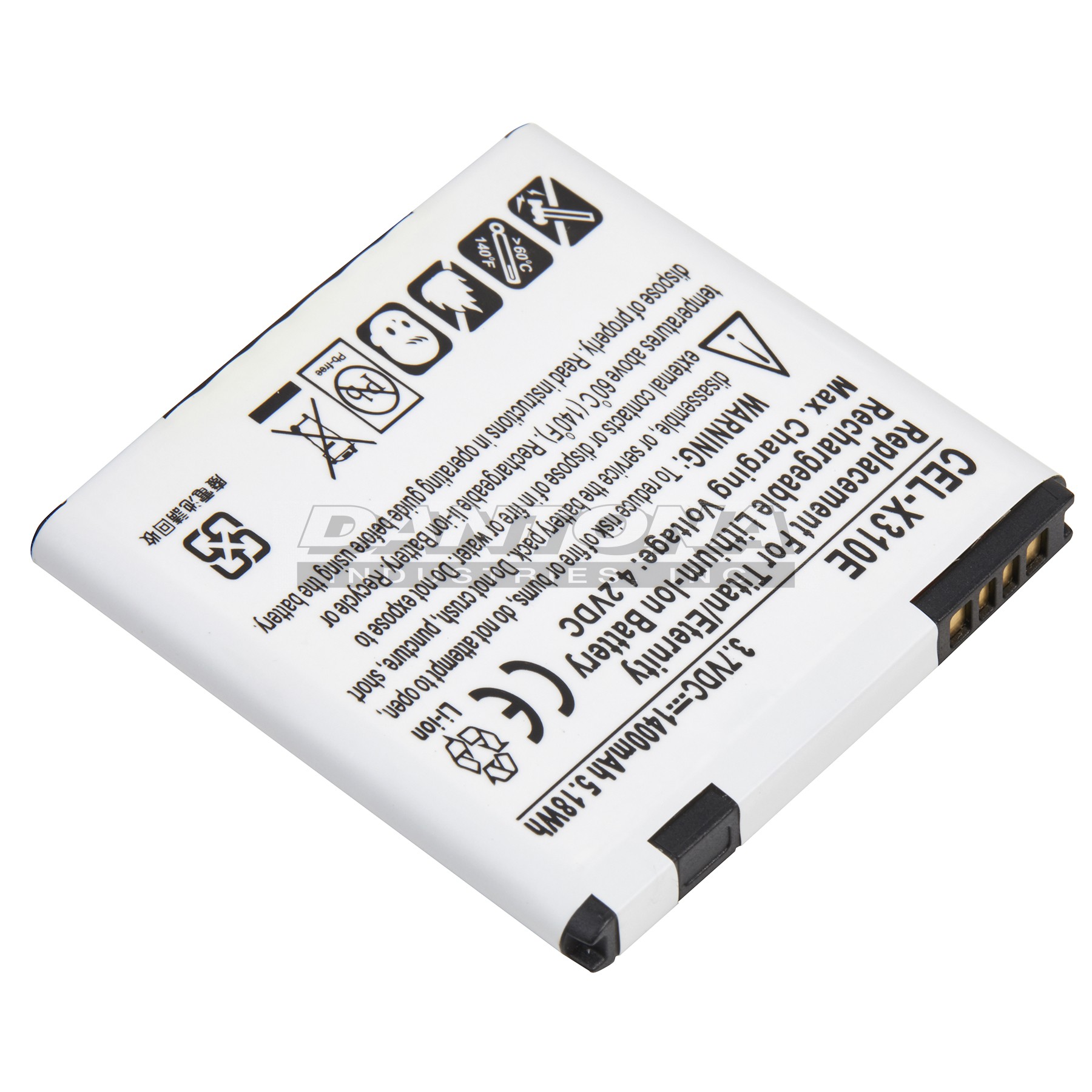 HTC 35H00170-01M BAS640 Replacement Battery 3.7V 1400mAh