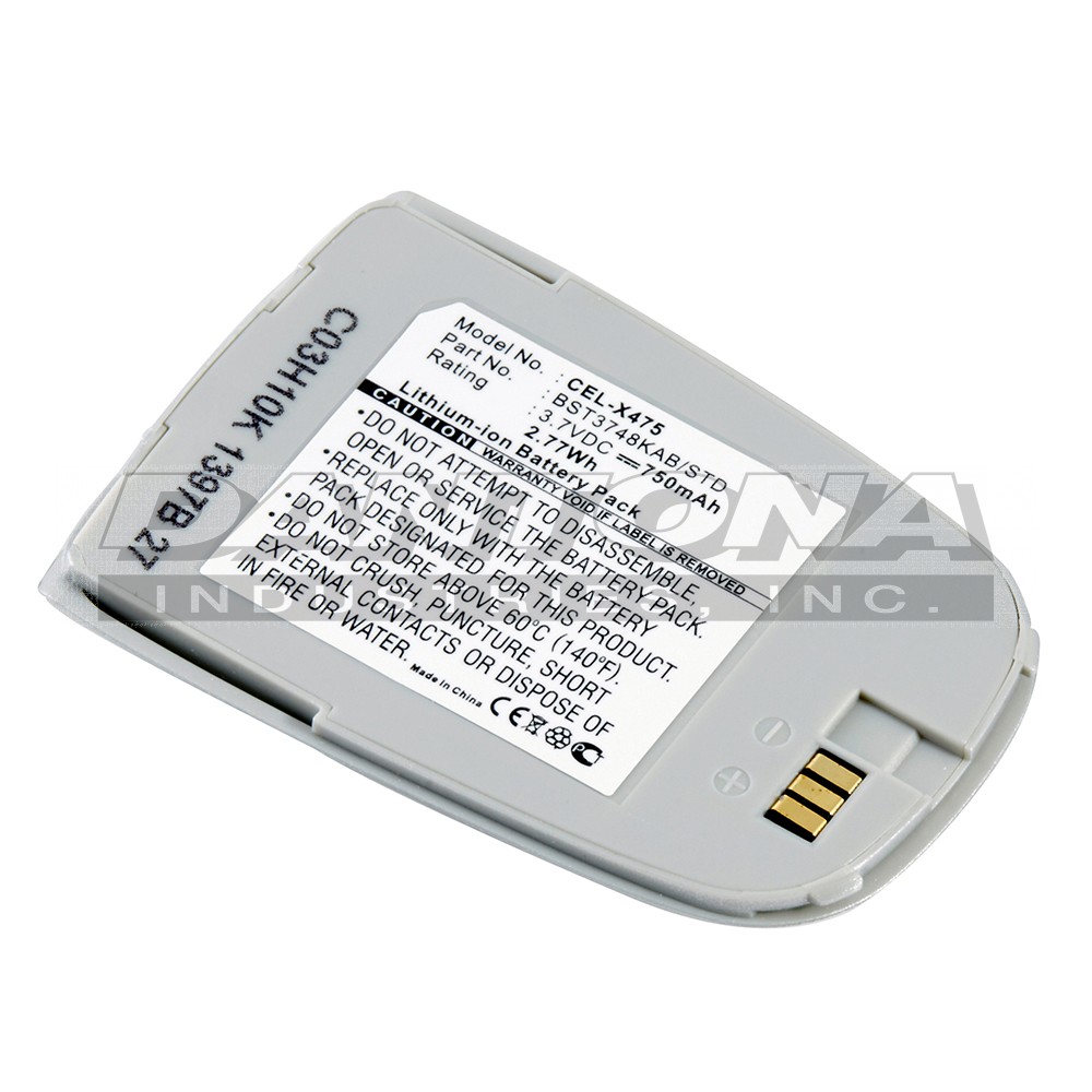 Interstate 17-1286 Cell Phone Replacement Battery 750mAh