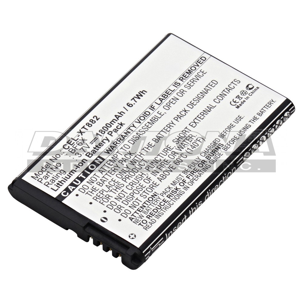 Motorola BF6X Droid 3 Replacement Battery 3.7V 1800mAh