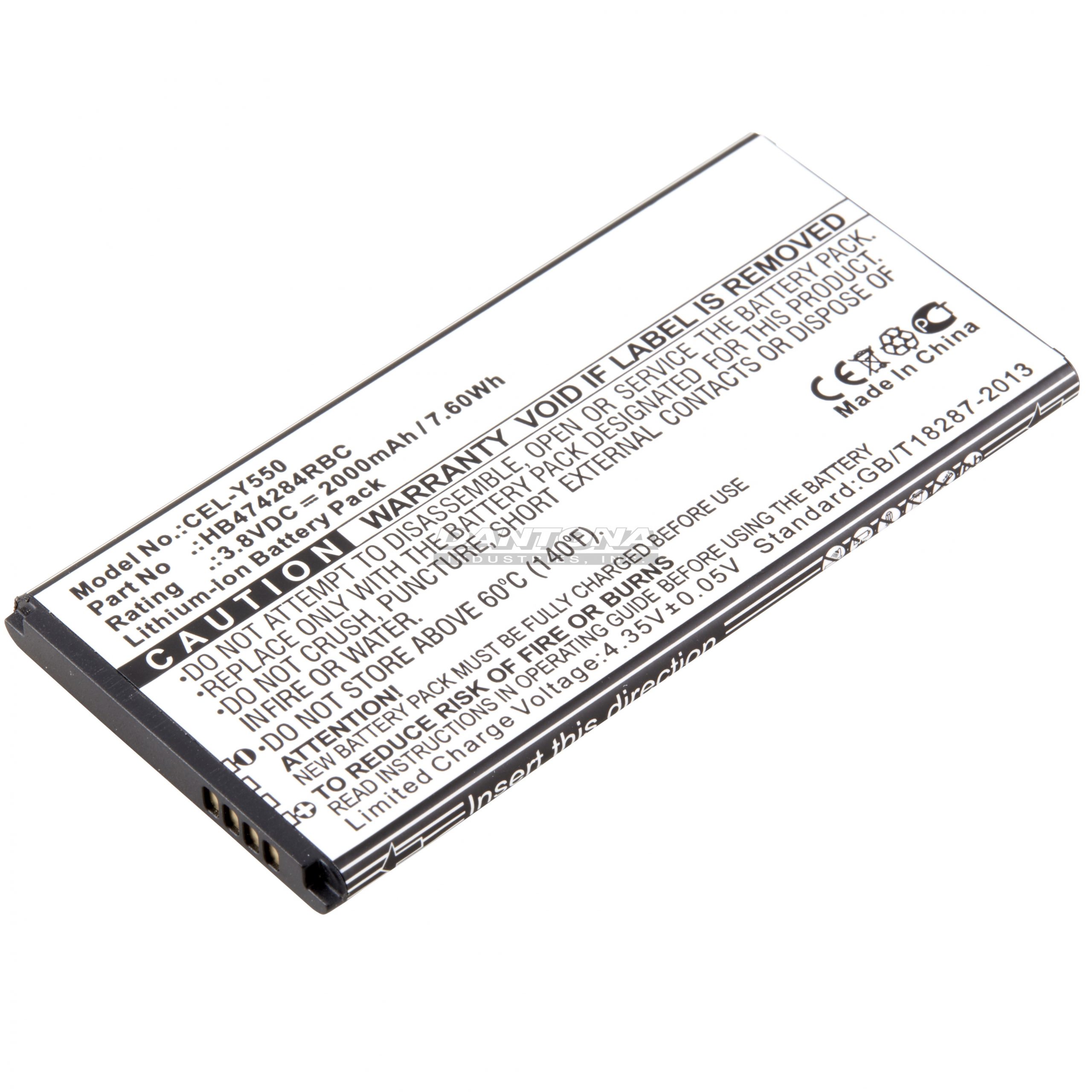 Huawei Ascend G521 Cell Phone Replacement Battery 2000mAh