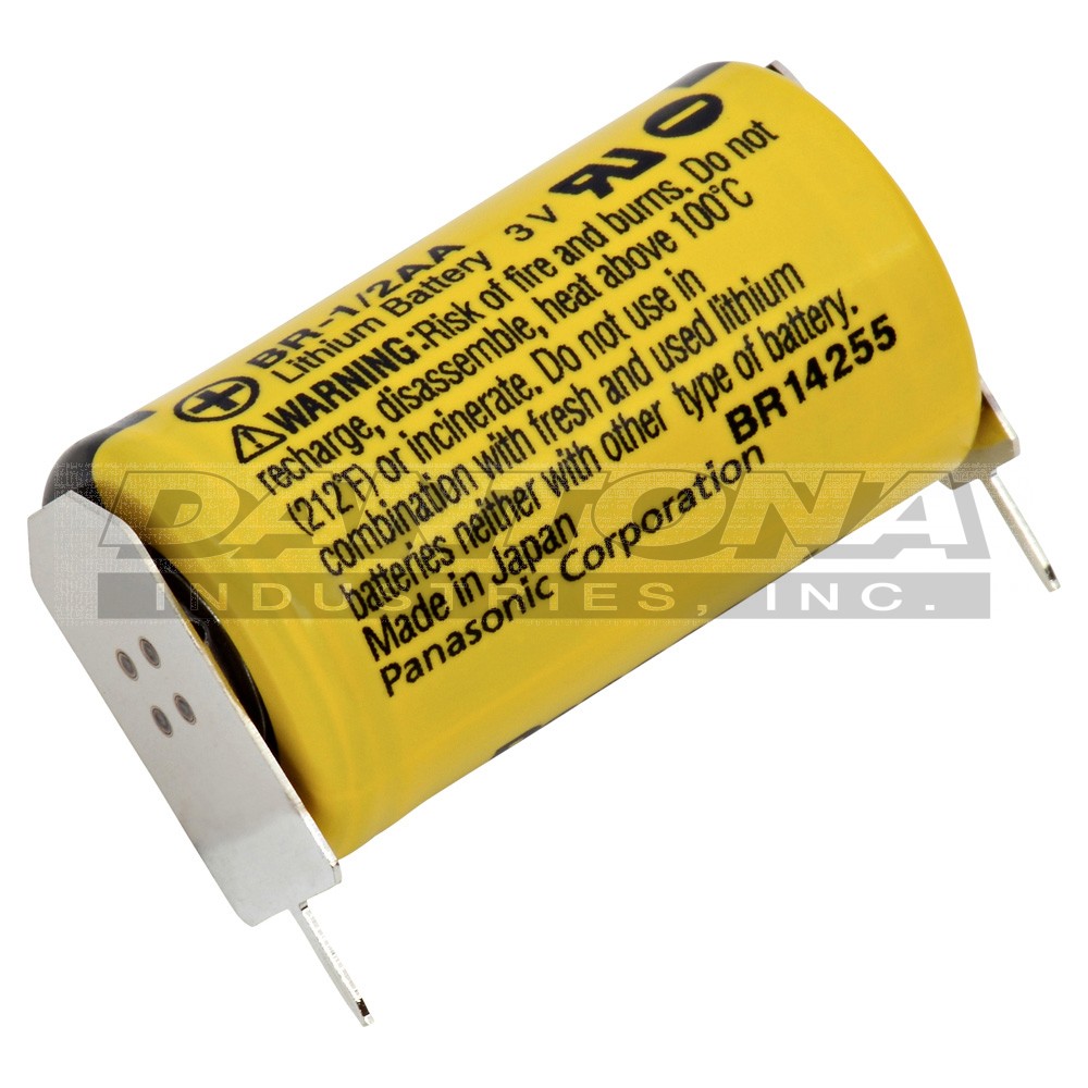 Panasonic BR-1/2AAE5P Battery Replacement Battery 3V 1000mAh