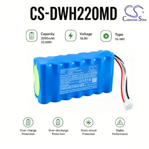 2000mAh Replacement Battery for DAIWHA DI-2200, 14H-E200AA