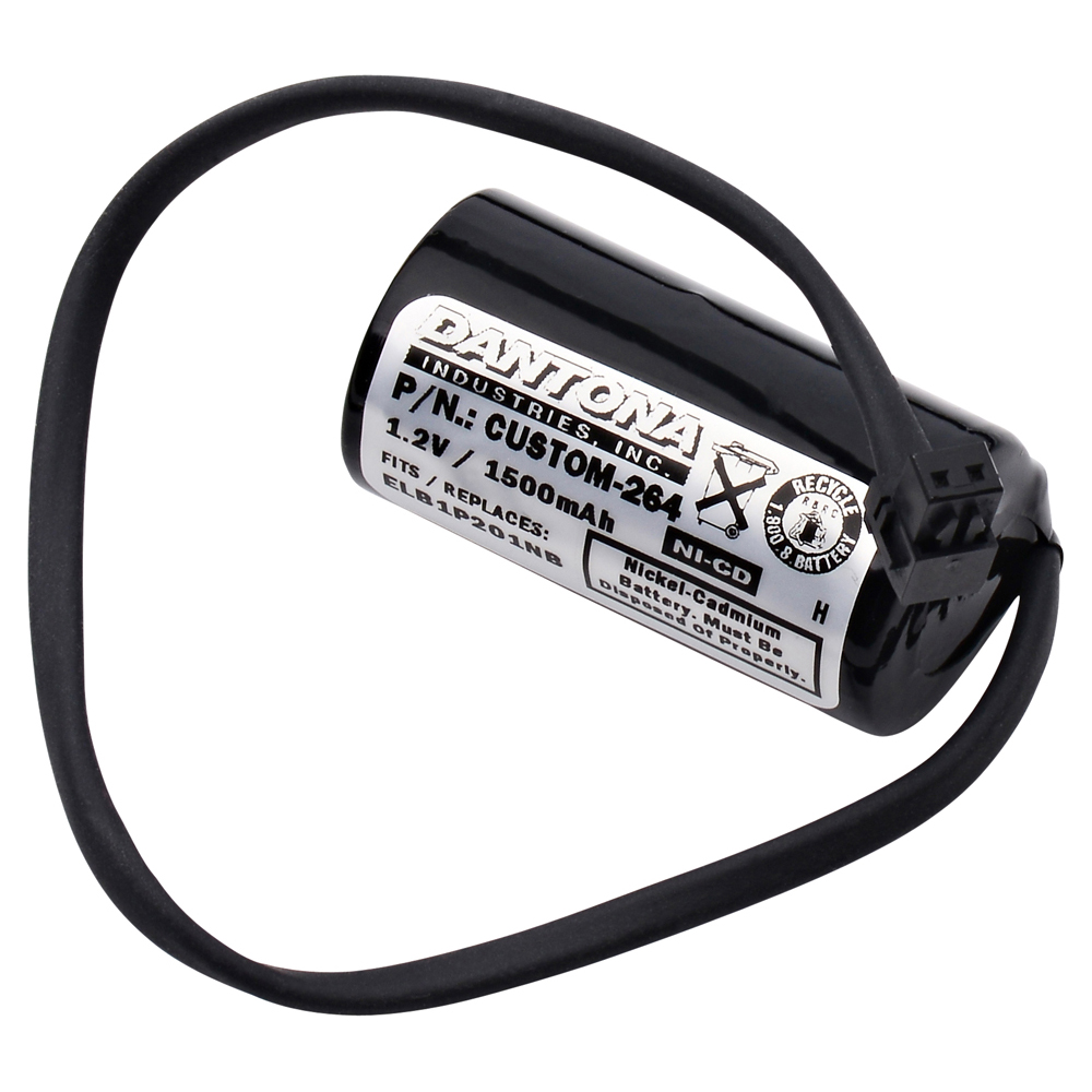 BYD ELB1P201NB ELB-1P201NB Replacement Battery 1.2V 1500mAh
