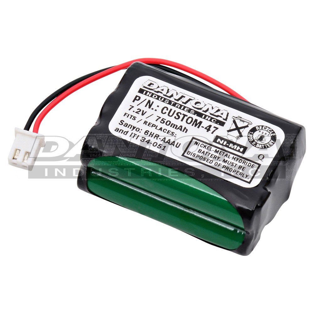 Interstate 34051 6HR-AAAU Replacement Battery 7.2V 750mAh