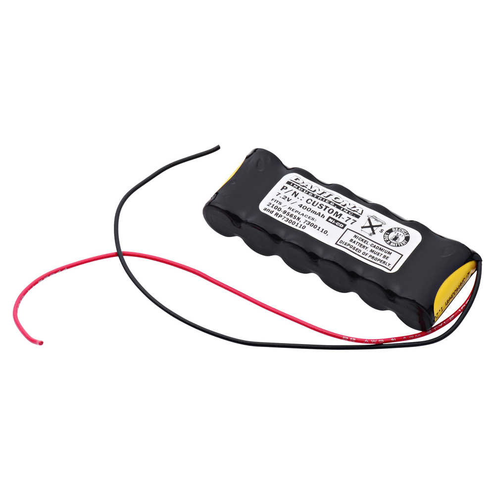 Rath 2100-956SN 7300110 RP7300110 Replacement Battery 7.2V 400mAh
