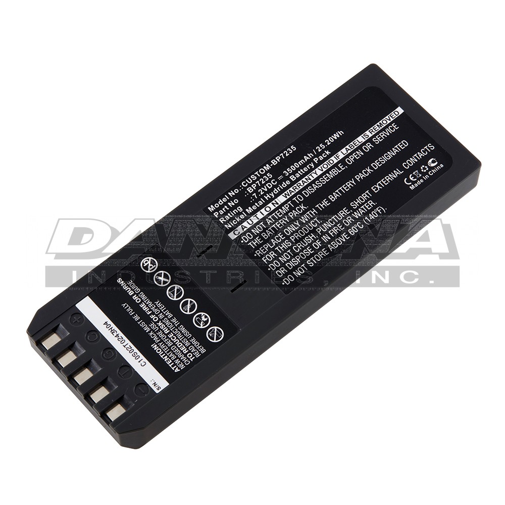 Fluke 116-066 668225 Meter Replacement Battery 7.2V 3500mAh