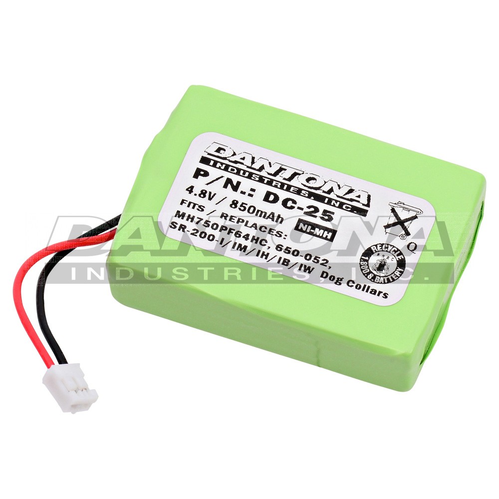 Interstate 650-052 Dog Collar Replacement Battery 4.8V 850mAh