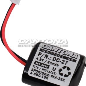 KINETIC MH70AAAQ4GC NoBark 10R RFA-228 SAC00-13057 Dog Collar Replacement Battery