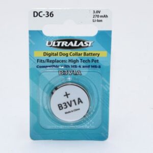 High Tech Pet B3V1A MS-4 Digital Collar Dog Collar Replacement Battery