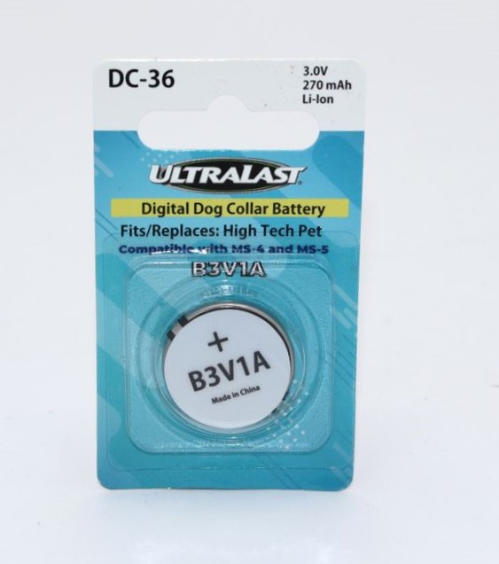 High Tech Pet B3V1A Dog Collar Replacement Battery 3V 270mAh