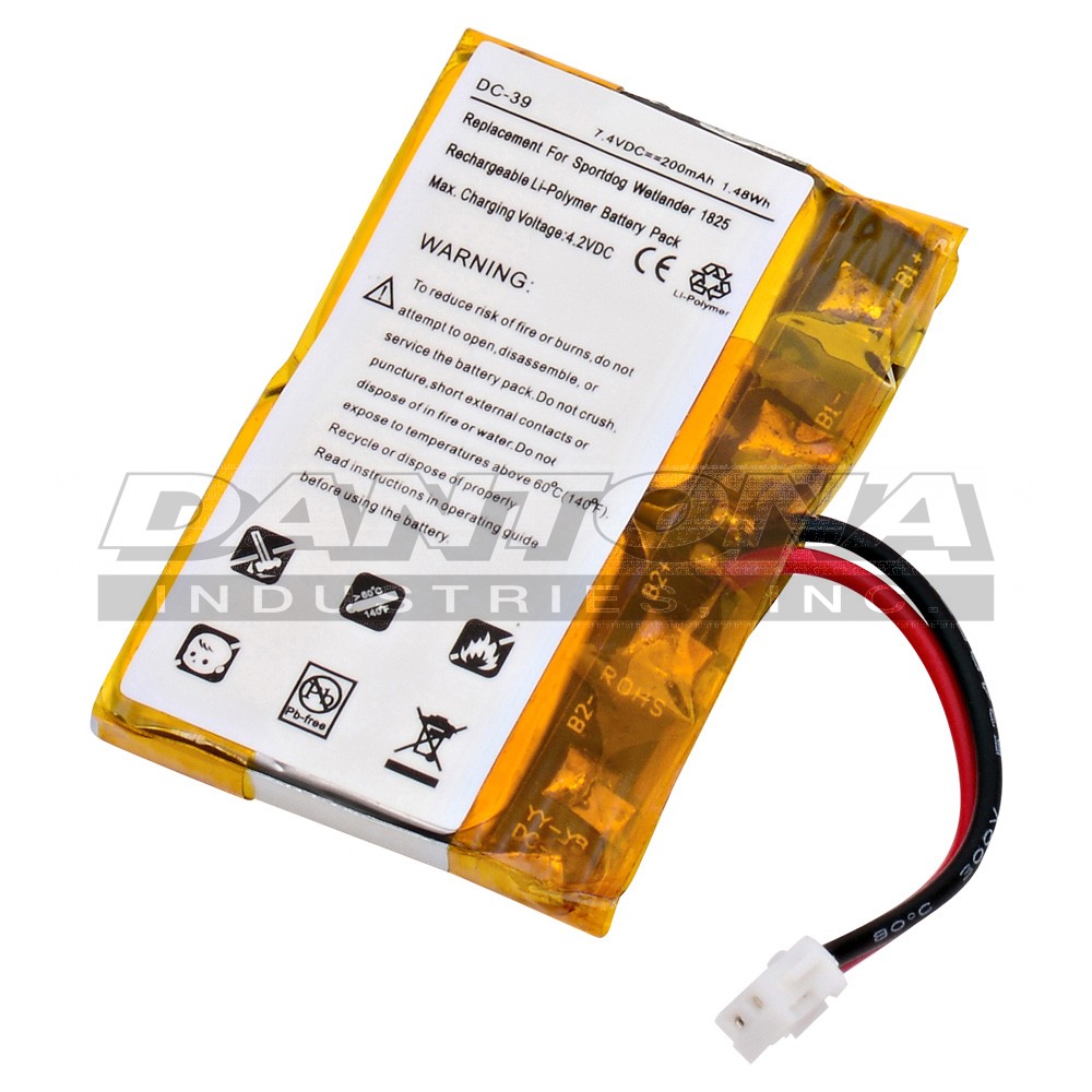 SportDog SAC00-12544 Replacement Battery 7.4V 200mAh