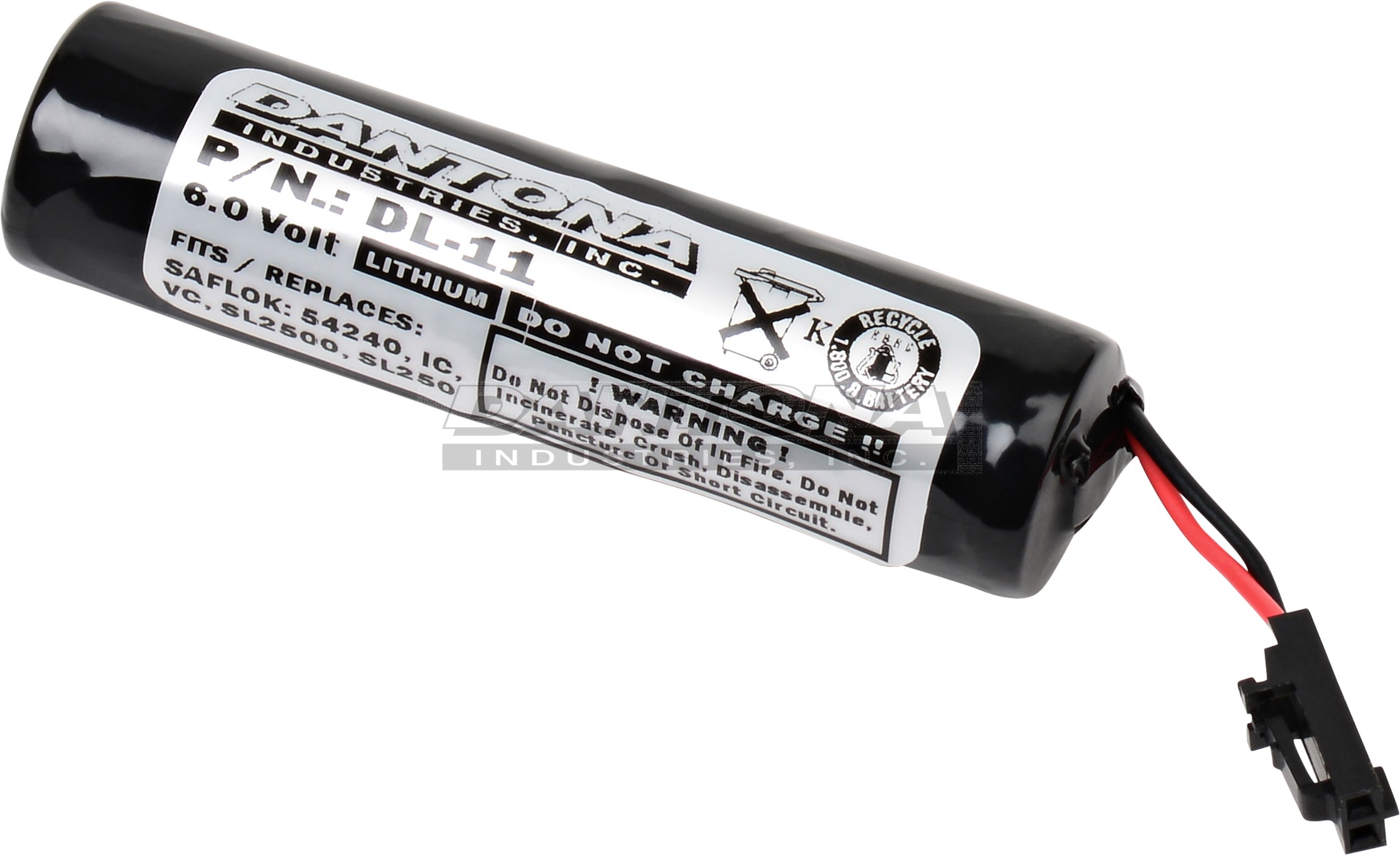 Saflok 54240 720380000 IC Replacement Battery 6V 1300mAh