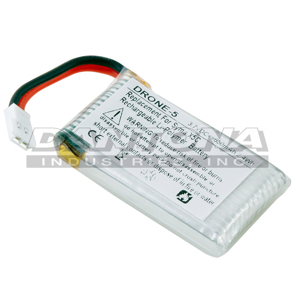 SYMA X5C Radio Control Replacement Battery 3.7V 650mAh
