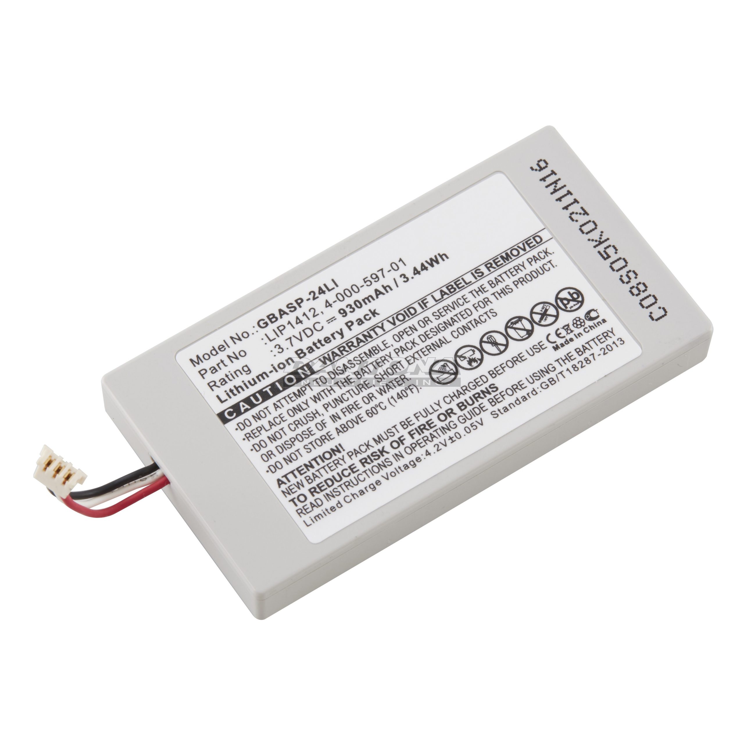 Sony 4-000-597-01 LIP1412 Replacement Battery 3.7V 930mAh