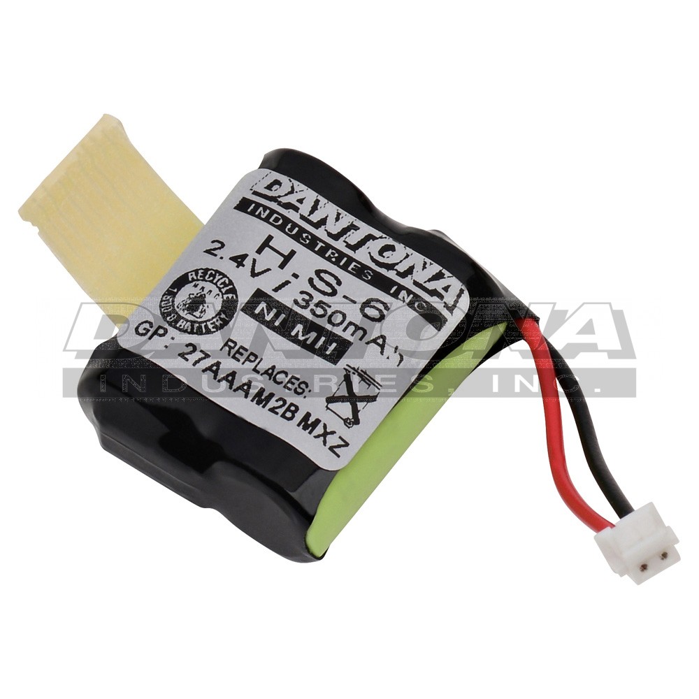 GP 27AAAM2BMXZ M3500 Headset Replacement Battery 2.4V 350mAh