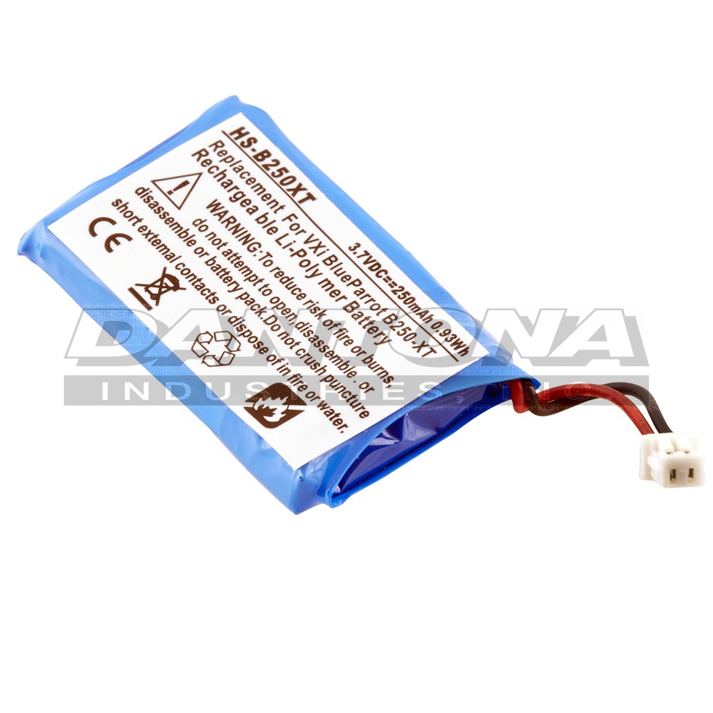 Interstate LIT2616 Headset Replacement Battery 3.7V 250mAh