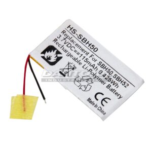 Sony SBH50 SBH52 Headset Replacement Battery 3.7V 115mAh