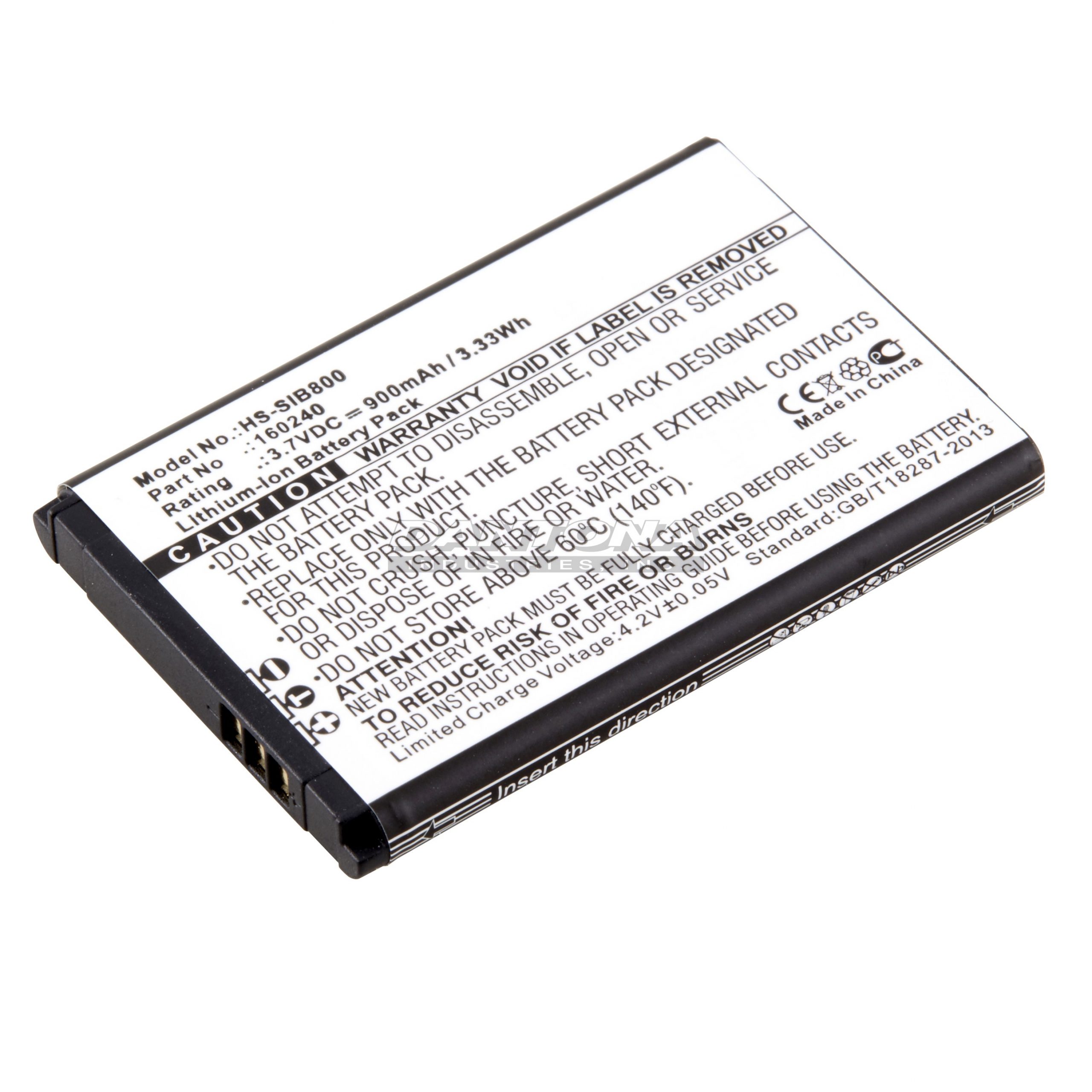 SteelSeries 61298RX PV-L557 Replacement Battery 3.7V 900mAh