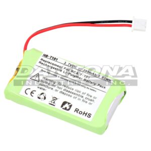 Interstate 25065 25111 25211 25270 TEL0083 Headset Replacement Battery 3.7V 280mAh