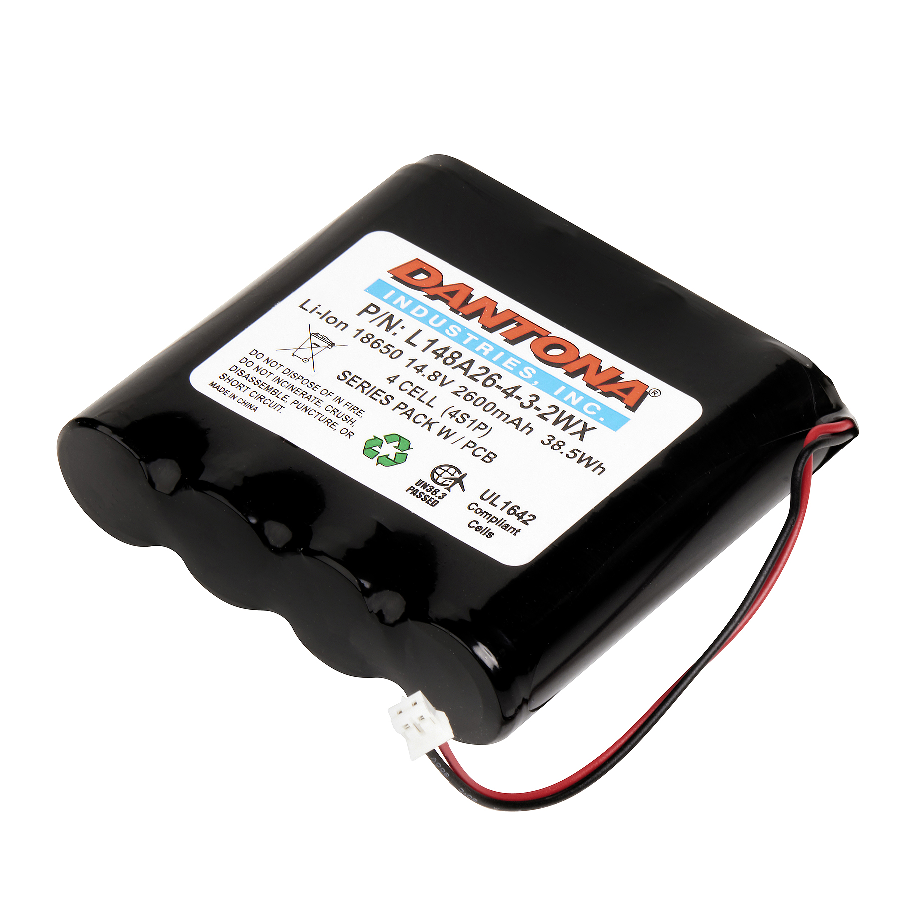 L148A26-4-3-2WX - Dantona Batteries