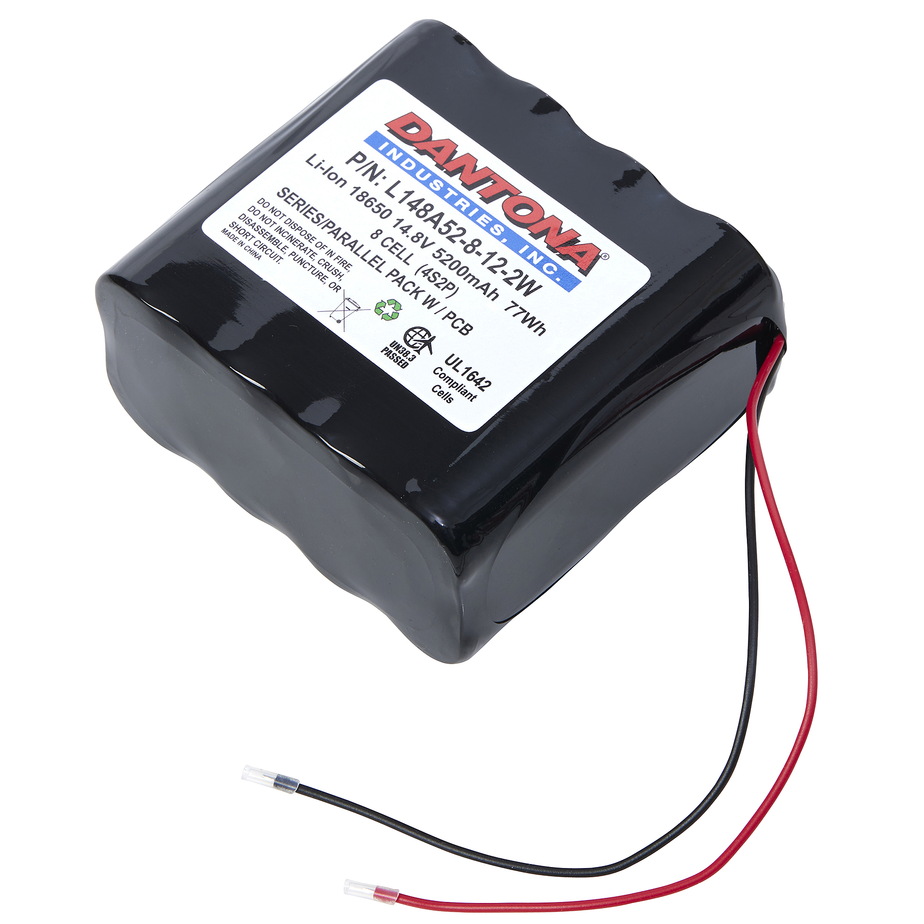 L148A52-8-12-2W - Dantona Batteries