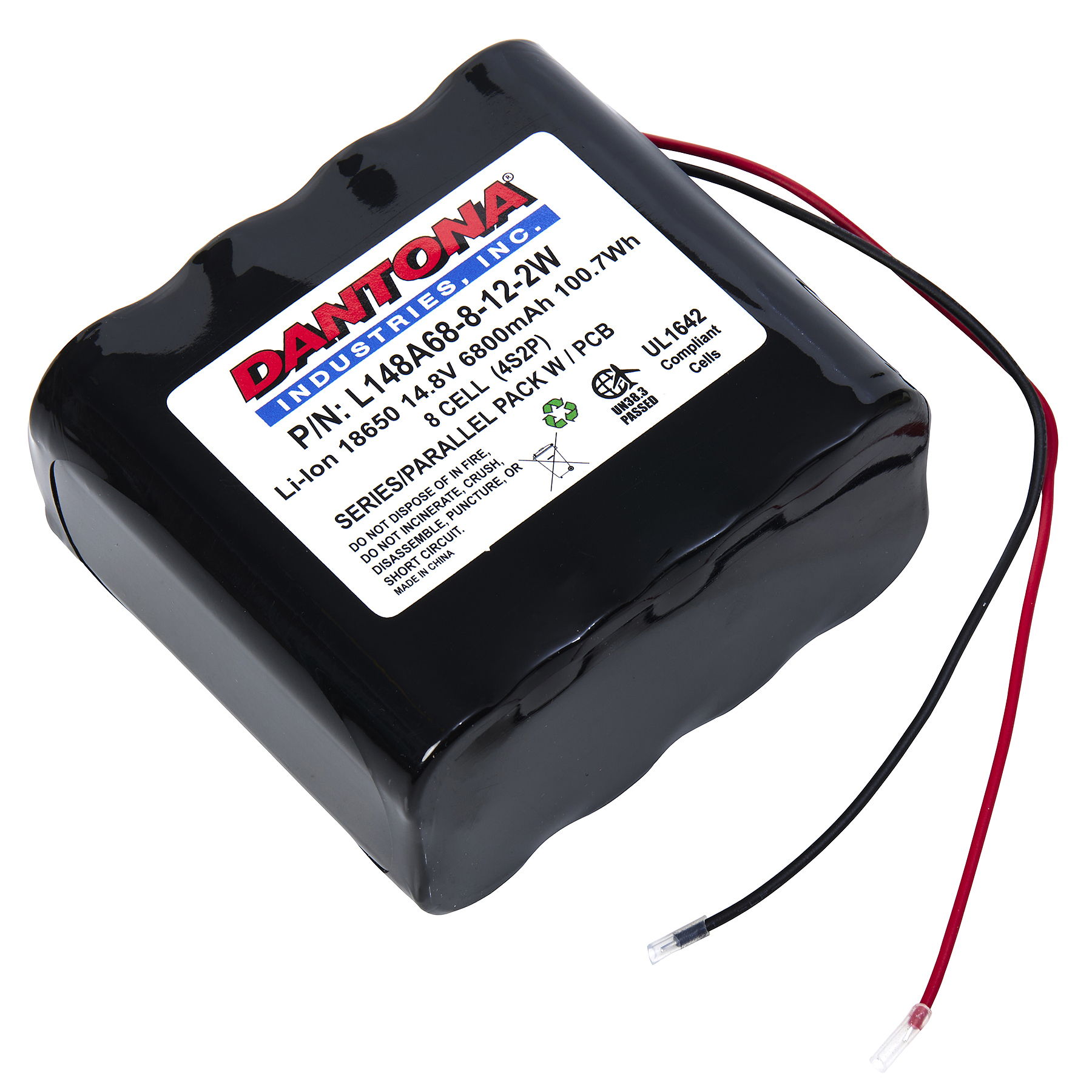 L148A68-8-12-2W - Dantona Batteries