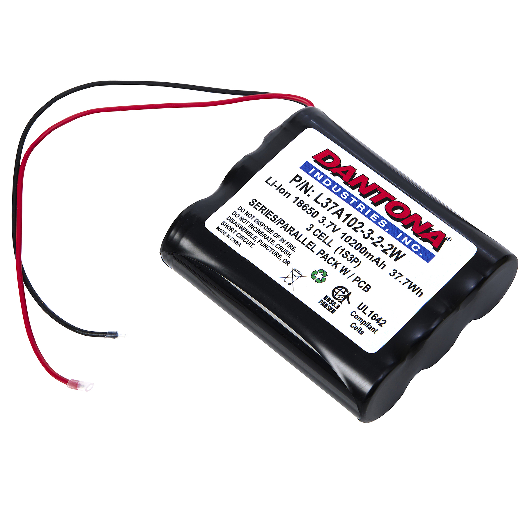 L37A102-3-2-2W - Dantona Batteries