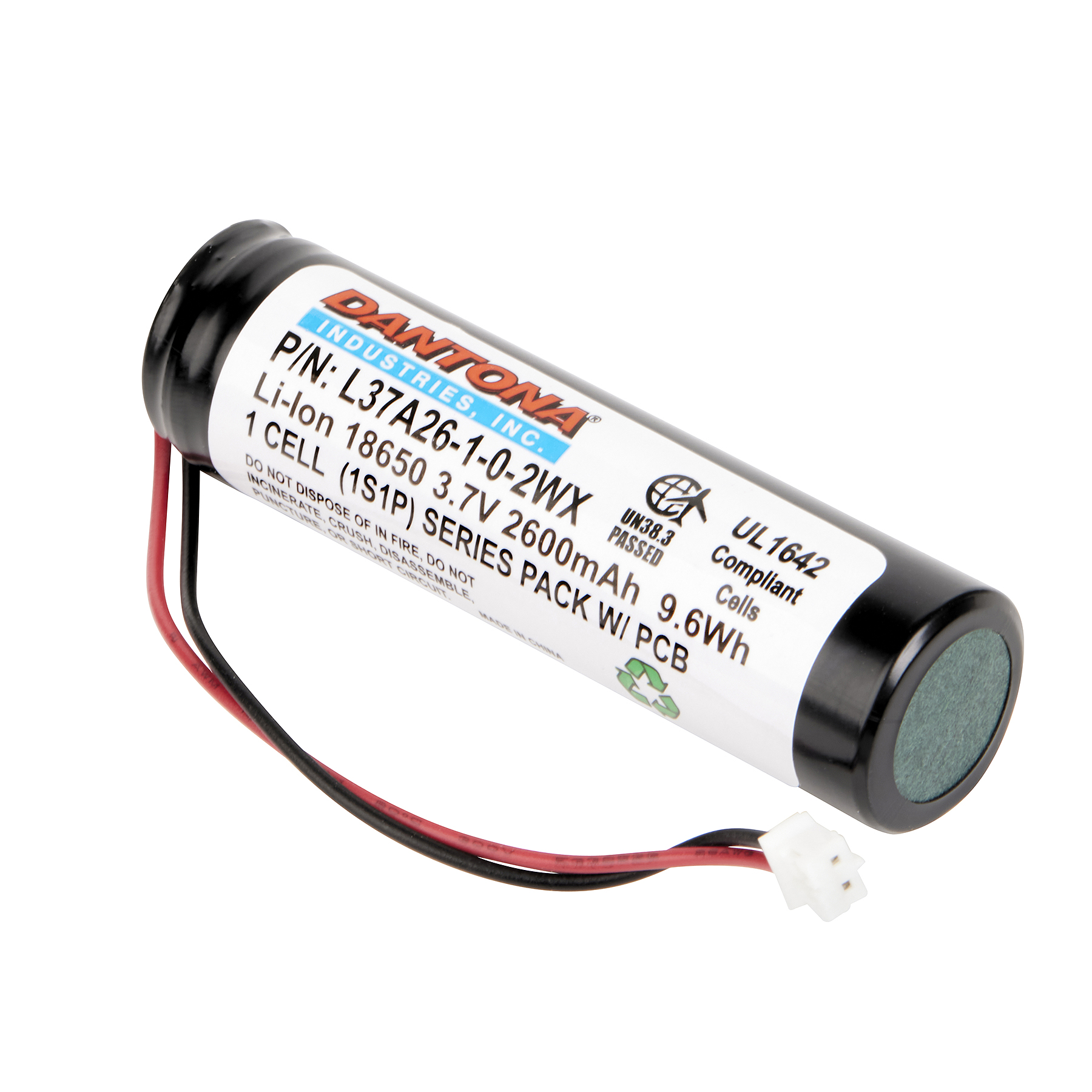 L37A26-1-0-2WX - Dantona Batteries