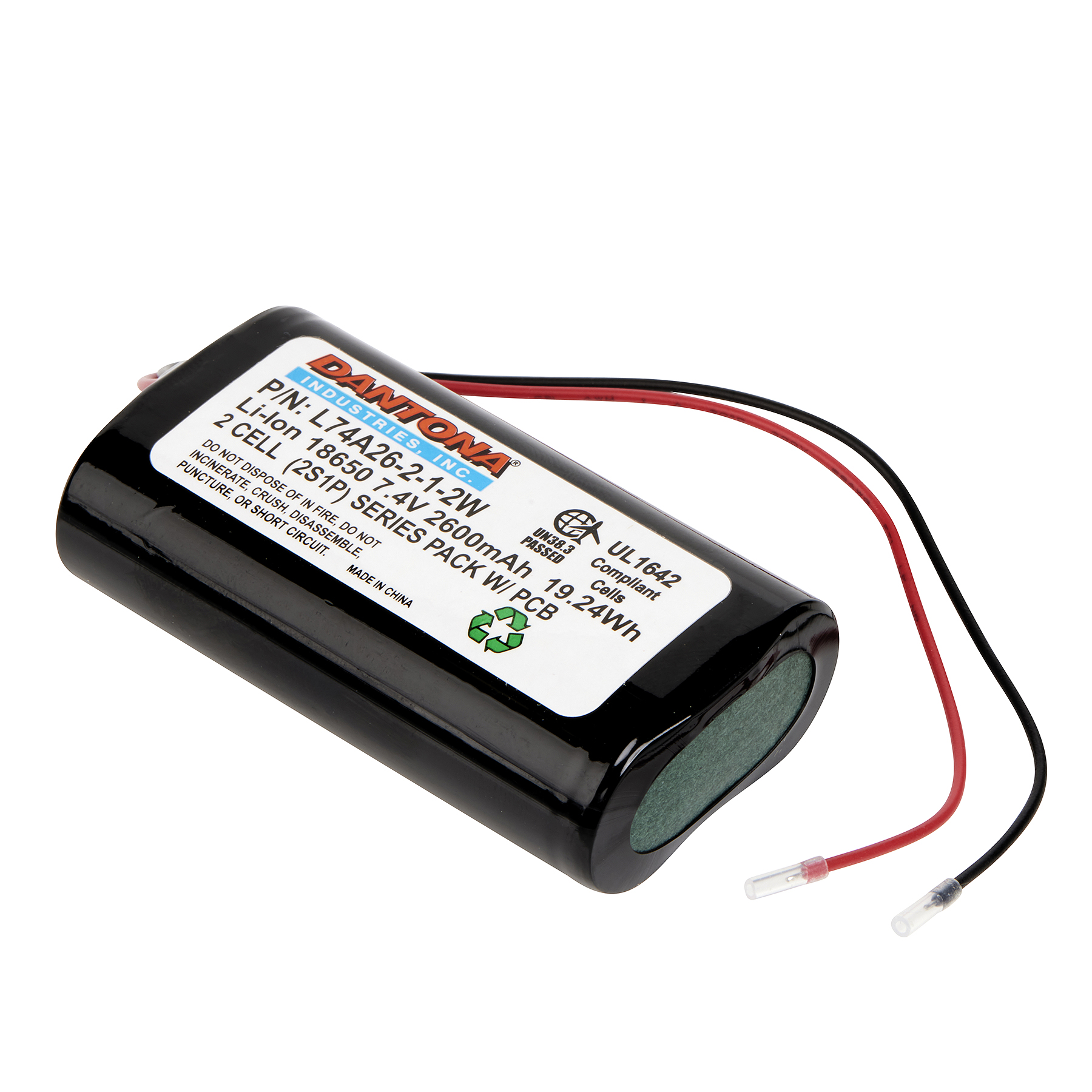 L74A26-2-1-2W - Dantona Batteries