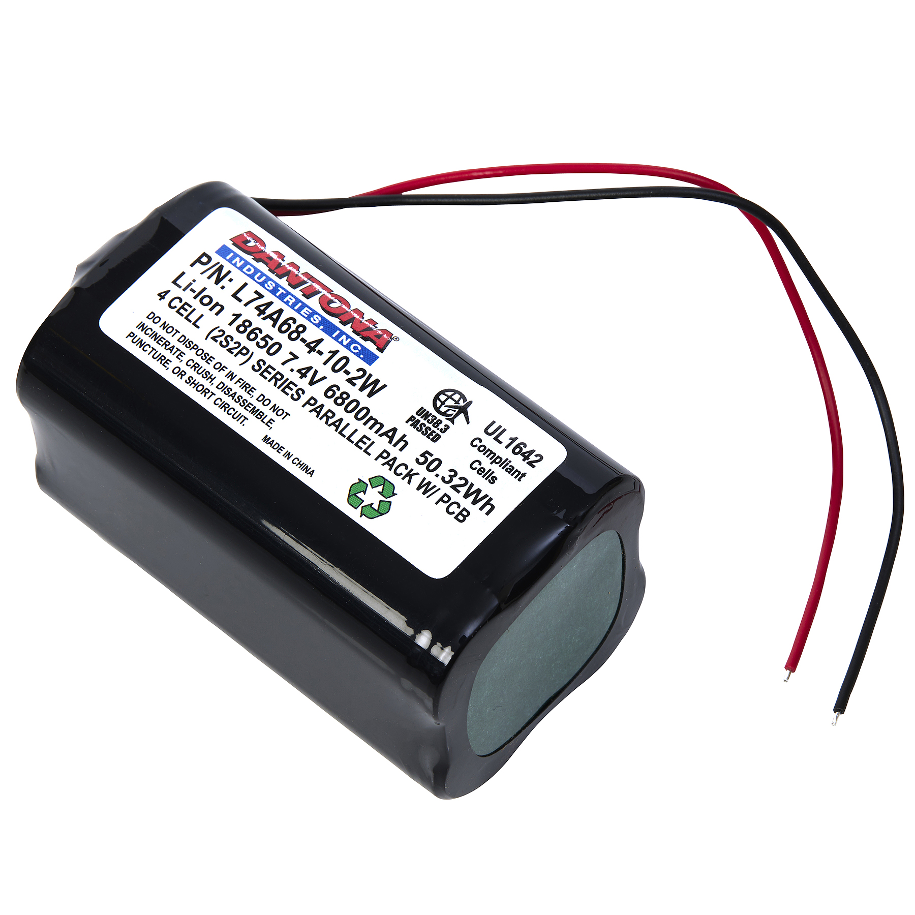 L74A68-4-10-2W - Dantona Batteries