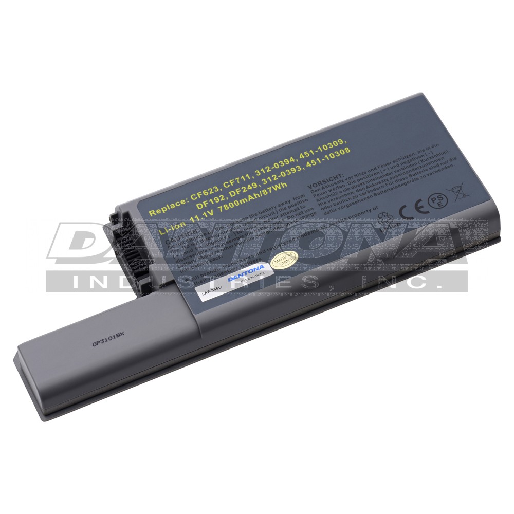DELL 312-0393 312-0394 Replacement Battery 11.1V 7800mAh