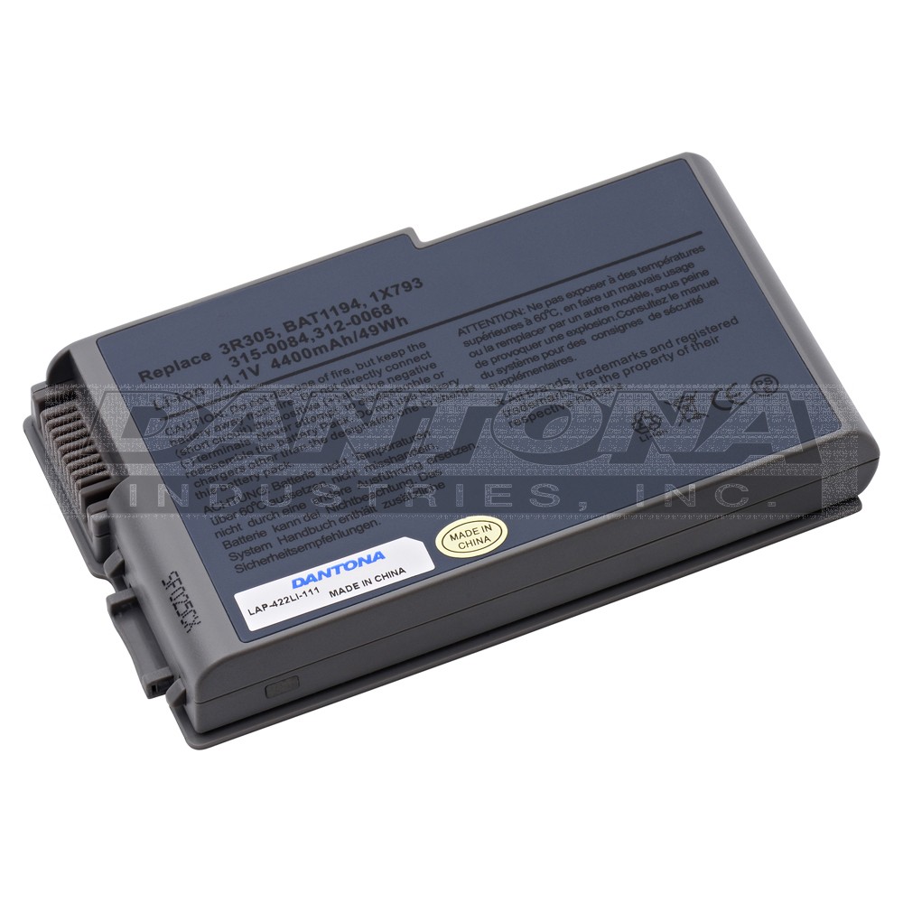 DELL 0X217 1X793 310-5195 Replacement Battery 11.1V 4400mAh