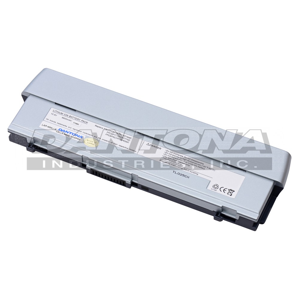 Fujitsu FPCBP63 FPCBP77 Replacement Battery 10.8V 6000mAh
